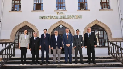 Merzifon Protokolünden Belediye Başkanı Kargı’ya Ziyaret