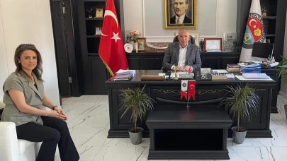 Sanatçı Sevda Kılıç’tan Taşova Belediye Başkanı Ömer Özalp’a Ziyaret