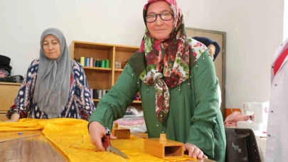 Amasya’da çocukların 23 Nisan kıyafeti köy yaşam merkezinden