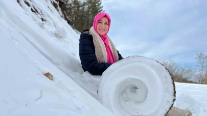 Amasya’da Nisan’da ‘kar ruloları’ görüntülendi