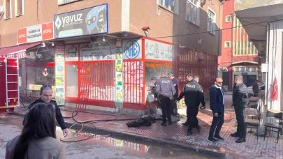Av bayisinde korkutan yangın