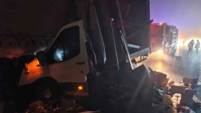 Zincirleme trafik kazası: 1 ağır yaralı