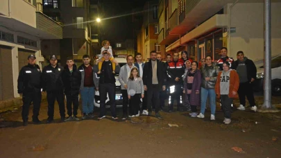 Olay ihbarına giden polislere pasta sürprizi