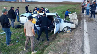 Otomobil takla attı: 4 yaralı