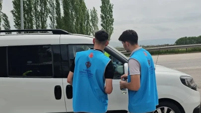 Merzifon’da Gençlerden Trafik Haftası’na Anlamlı Katkı