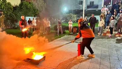 AFAD'dan KYK Yurdunda Tatbikatlı Afet ve Yangın Eğitimi