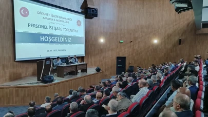 Amasya İl Müftülüğü Mayıs Ayı Personel İstişare Toplantısı Yapıldı