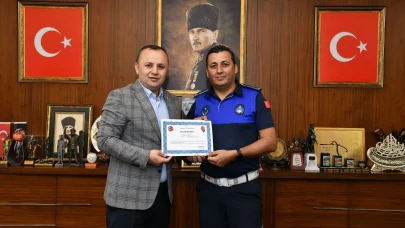 Amasya'da Zabıta Emeği Belgelerle Taçlandı