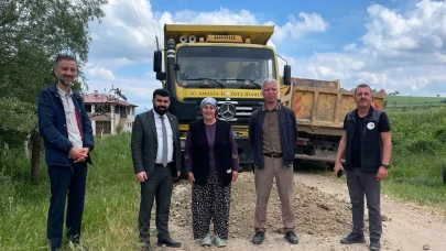 Köylerde Hummalı Çalışma: Bayat ve Osmanoğlu’nda Yol Düzenleme Sürüyor