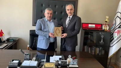 Müftü Hamza Bayram’dan Başkan Cihan Demir’e Nezaket Ziyareti