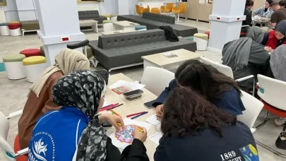 Amasya’da Gençler Mandala ile Renkleri Konuşturdu