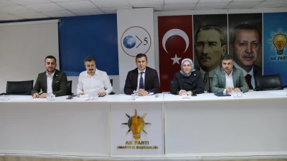 AK Parti İl Yönetimi Haftalık Mesaisini Sürdürdü