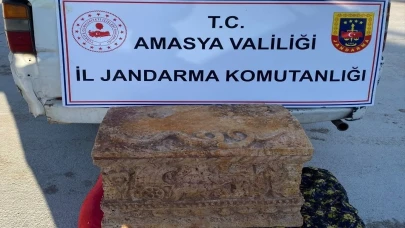 Amasya’da Roma Dönemine Ait Mini Lahit Ele Geçirildi