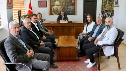 Ziraat Odası’ndan Kaymakam Karaaslan’a Çiftçiler Günü Ziyareti