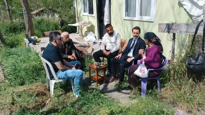 Göynücek Kaymakamı Osman Demirgül’den Kertme Köyü’ne Hane Ziyaretleri