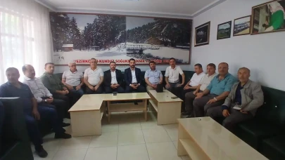 AK Parti Merzifon İlçe Başkanı Emre Keleş’ten Vezirköprülüler Derneği’ne Ziyaret