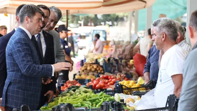 Vali Bakan Taşova Pazarı’nda Halkla Buluştu!