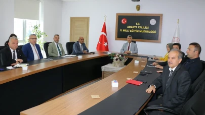 Amasya'da Haftalık Eğitim Toplantısı Gerçekleşti