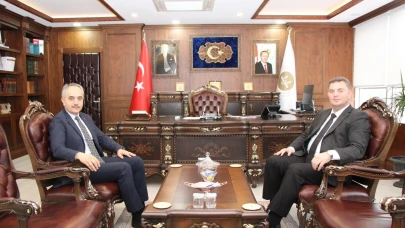Ticaret İl Müdürü Özbakır’dan İl Müftüsü Bayram’a Nezaket Ziyareti