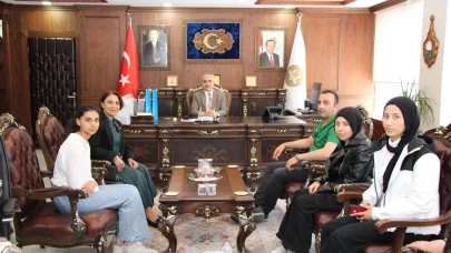 Aydınca Lisesi Öğrencilerinden İl Müftüsü Hamza Bayram’a Ziyaret