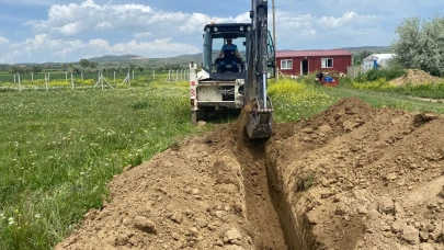 Suluova’da 70 Metrelik Kanalizasyon Çalışması