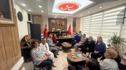 Amasya SGK İl Müdüründen MHP’ye Nezaket Ziyareti!