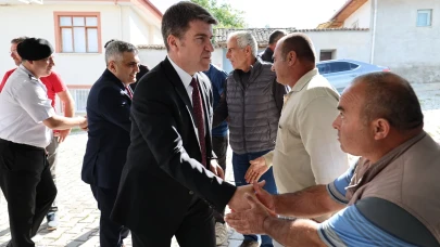 Vali Önder Bakan Merzifon Karatepe Köyü’nde Vatandaşlarla Buluştu