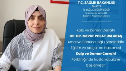 Amasya’da Sağlıkta Güçlü Adım: İki Yeni Uzman Hekim Göreve Başladı
