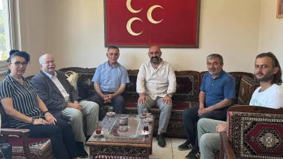 Merzifon Vakfı’ndan MHP Merzifon İlçe Başkanlığı’na Nezaket Ziyareti