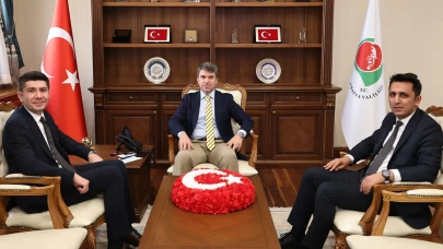 Vali Bakan’a Protokol ve Spor Dünyasından Ziyaret