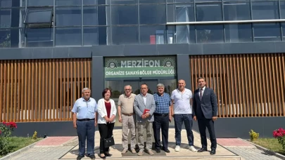 CHP Merzifon İlçe Teşkilatından OSB Yönetimine Hayırlı Olsun Ziyareti