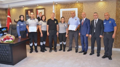 Özel Güvenlikten Emniyet Müdürü Saraç’a Anlamlı Ziyaret