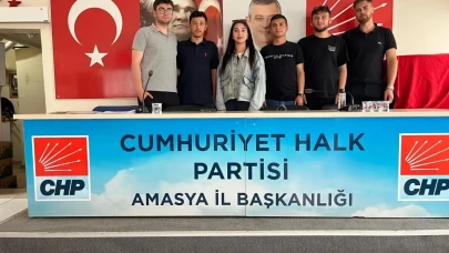 Üniversiteli Gençlerden CHP Amasya İl Başkanlığı’na Ziyaret