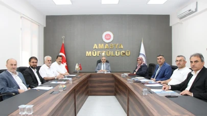 Amasya’da Haziran Ayı İlçe Müftüleri Toplantısı Gerçekleştirildi