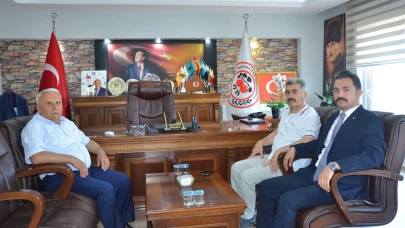 Mülkiye Müfettişi Çetin’den Göynücek Belediye Başkanı Şahin’e Ziyaret