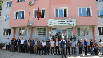 Amasya Orman Bölge Müdürlüğü Bayramlaşarak Mesaiye Başladı