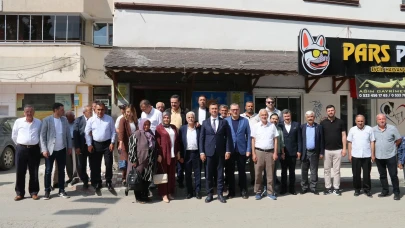 Hasan Çilez Gümüşhacıköy'de Teşkilatla Bayramlaştı