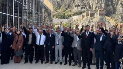 MHP Amasya İl Başkanlığı’nda Bayramlaşma Coşkusu