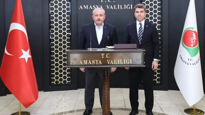 Prof. Dr. Mustafa Şentop’tan Amasya Valisi Önder Bakan’a Ziyaret