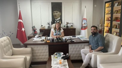 Başkan Özyol’a Ziyaretçi Akını!