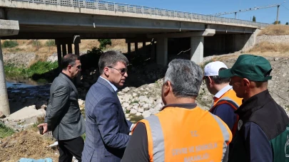 Tersakan Çayı’nda Geniş Kapsamlı İnceleme: Vali Önder Bakan’dan Saha Ziyareti
