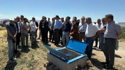Karşıyaka Köyü’nde 68 Hektarlık Alan Suya Kavuştu