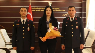 Kaymakam Erdoğan’dan Jandarmaya Anlamlı Jest: 186. Yıl Ziyareti ve Başarı Belgesi