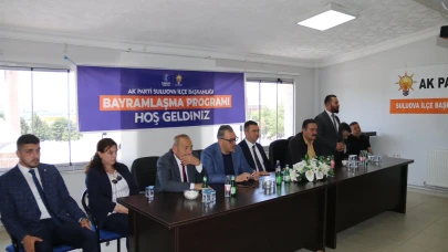Hasan Çilez Suluova Teşkilatıyla Bayramlaştı