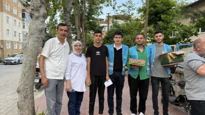 Merzifon’da LGS Adaylarına AK Gençlik’ten Moral Desteği
