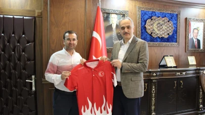 Fatsa Tekvando Takımı’ndan Amasya İl Müftüsü Hamza Bayram’a Ziyaret