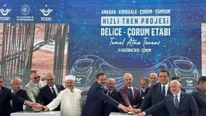Ankara-Samsun Hızlı Tren Hattında İlk Kazma Vuruldu!