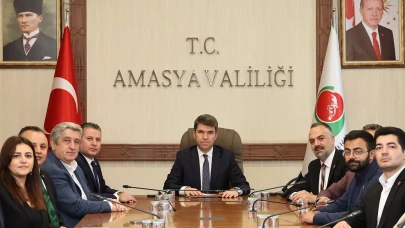 CHP Heyetinden Amasya Valisi Önder Bakan’a Nezaket Ziyareti