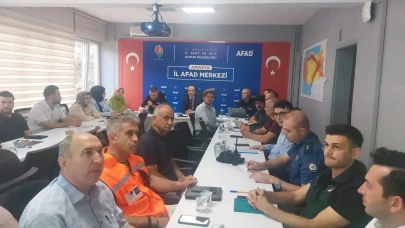 Amasya’da Afetlere Karşı Yol Haritası Masaya Yatırıldı