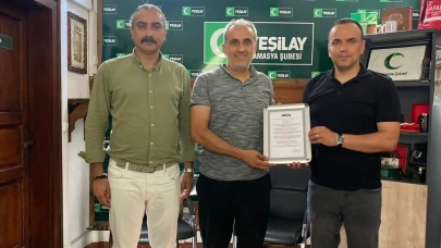 Yeşilay Taşova Temsilciliği’ne Selçuk Uysal Atandı